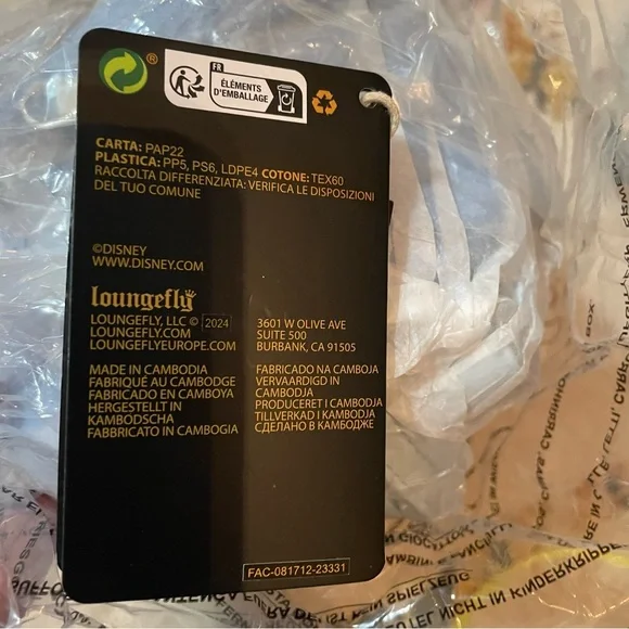 Loungefly Disney Cinderella Dress Filigree Mini Backpack - Picture 7 of 7